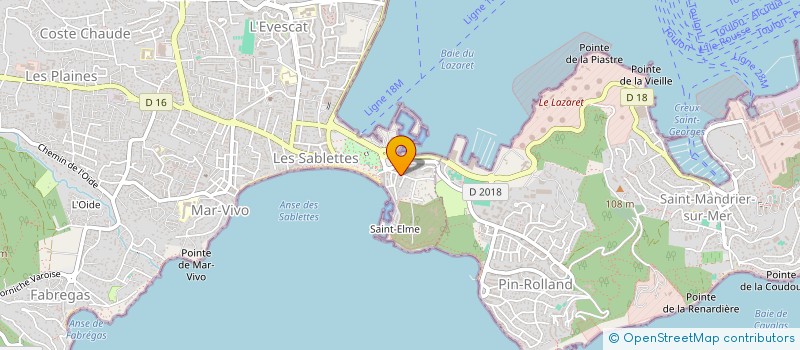 localisation de l'entreprise POLIZZI RENIER à LA SEYNE-SUR-MER