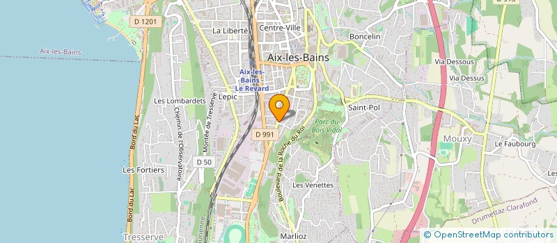 localisation de l'entreprise POLKHA  AIX-LES-BAINS