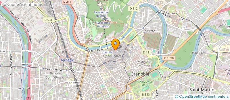 localisation de l'entreprise POLL'ACTION  GRENOBLE