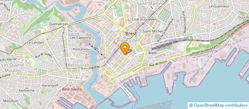 localisation de l'entreprise POLLEN à BREST