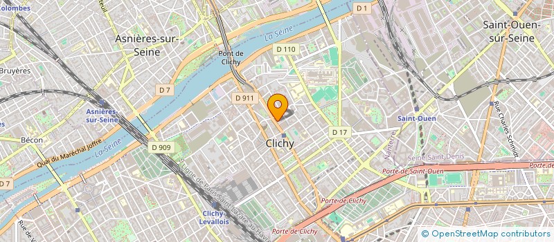 localisation de l'entreprise POLLEN  CLICHY