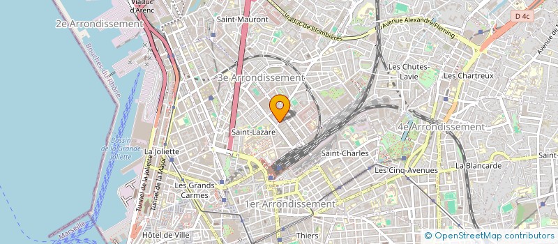 localisation de l'entreprise POLLEN à MARSEILLE