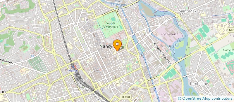 localisation de l'entreprise POLLEN à NANCY