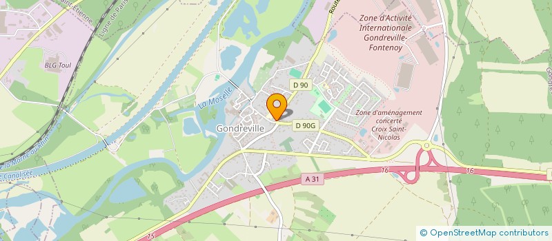 localisation de l'entreprise POLLEN  GONDREVILLE