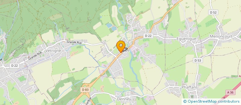 localisation de l'entreprise POLLEN à ROPPE