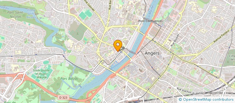 localisation de l'entreprise POLLEN  ANGERS