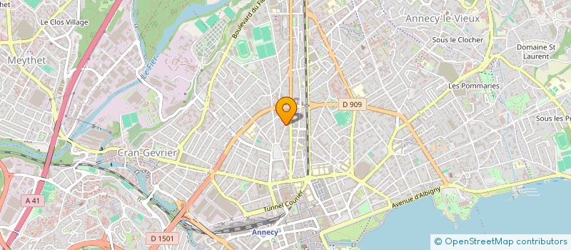 localisation de l'entreprise POLLEN AUVERGNE RHONE ALPES  ANNECY