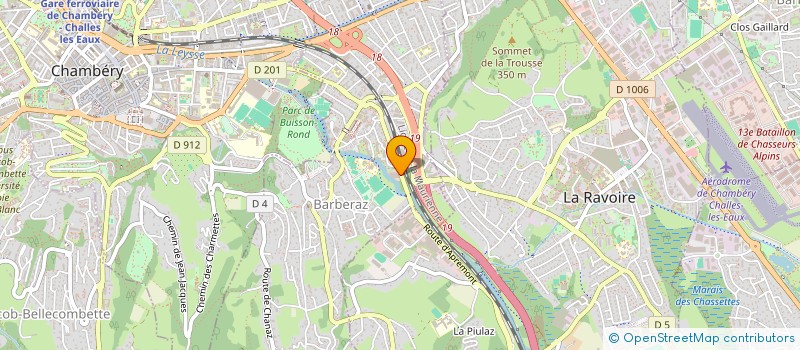 localisation de l'entreprise POLLEN CONSTRUCTION BOIS  BARBERAZ