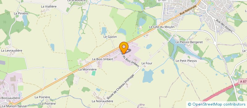 localisation de l'entreprise POLLEN DIFFUSION DISTRIBUTION - P2D à LA FERRIERE