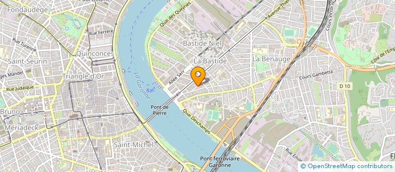 localisation de l'entreprise POLLEN PAYSAGE  BORDEAUX