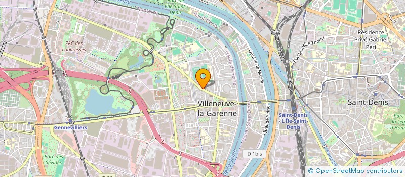 localisation de l'entreprise POLLEO  VILLENEUVE-LA-GARENNE