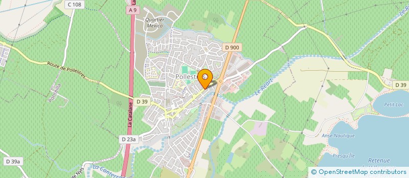 localisation de l'entreprise POLLESTRES IMMO  PERPIGNAN