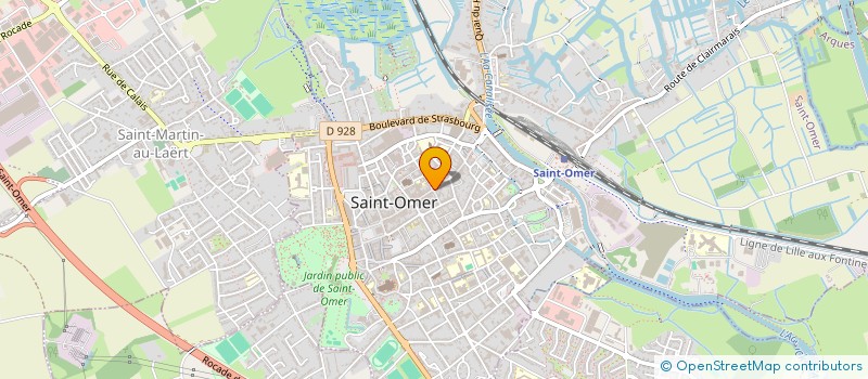 localisation de l'entreprise POLLET à SAINT-OMER