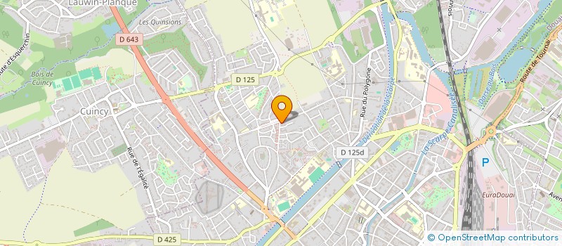 localisation de l'entreprise POLLET DISTRIBUTION à DOUAI