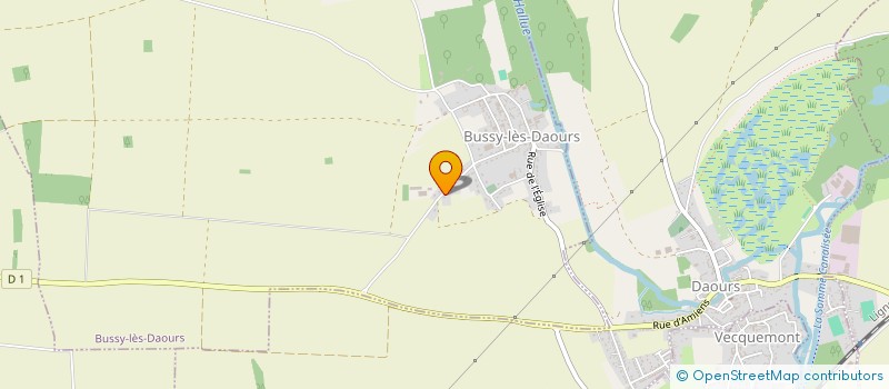 localisation de l'entreprise POLLET MERE ET FILS à VILLERS-BRETONNEUX