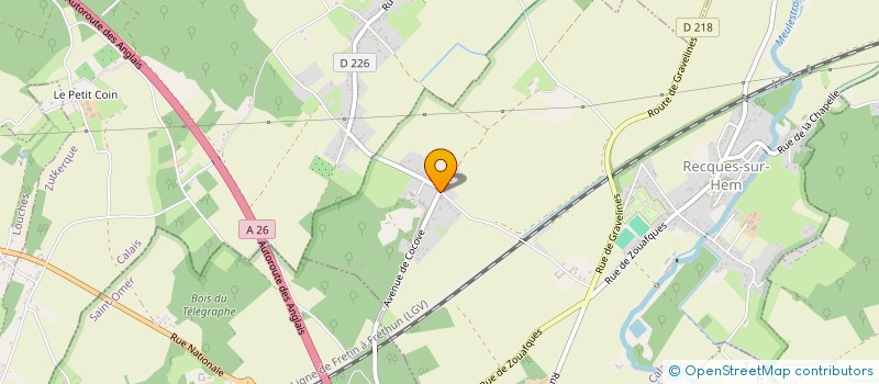 localisation de l'entreprise POLLEY RENOVATION  RECQUES-SUR-HEM