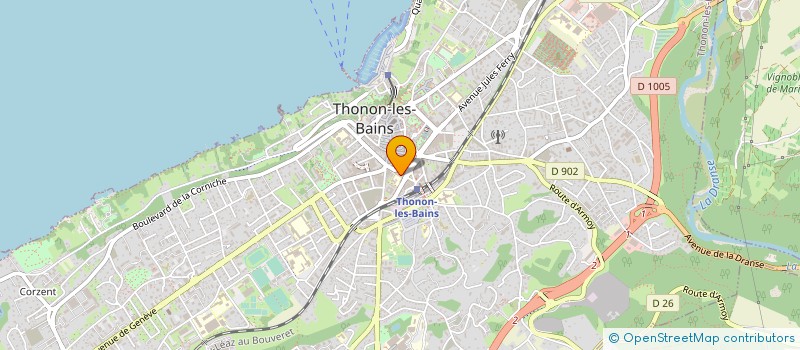 localisation de l'entreprise POLLIEN GIRAUD BIRMELE AVOCATS ASSOCIES à THONON-LES-BAINS