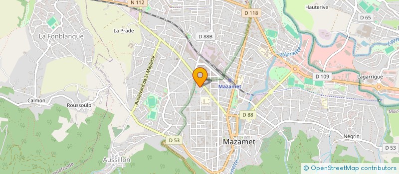 localisation de l'entreprise POLLOCK 2  MAZAMET