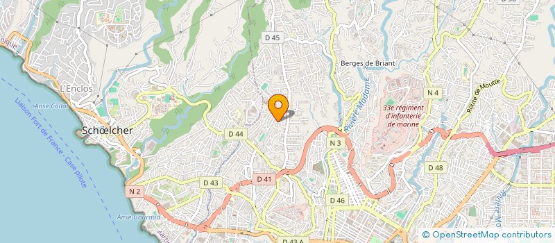 localisation de l'entreprise POLLOMAR  FORT-DE-FRANCE