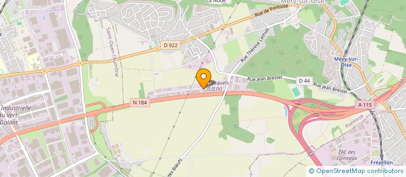 localisation de l'entreprise POLLRICH-FRANCE à MERY-SUR-OISE