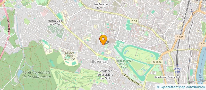 localisation de l'entreprise POLLUX à RUEIL-MALMAISON