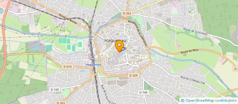 localisation de l'entreprise POLLUX  HAGUENAU