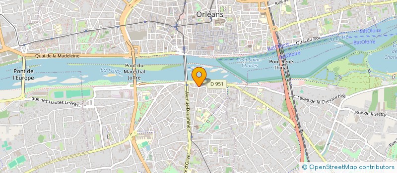 localisation de l'entreprise POLLUX  ORLEANS