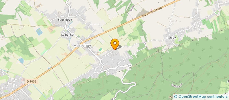 localisation de l'entreprise POLLUX  MASSONGY