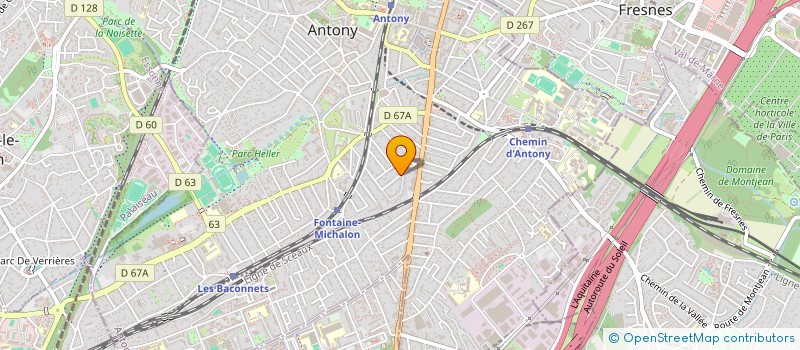 localisation de l'entreprise POLLUXIES à ANTONY