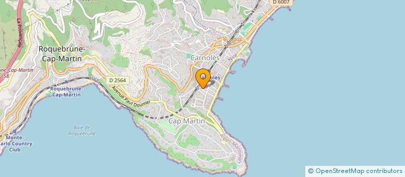 localisation de l'entreprise POLLY à ROQUEBRUNE-CAP-MARTIN
