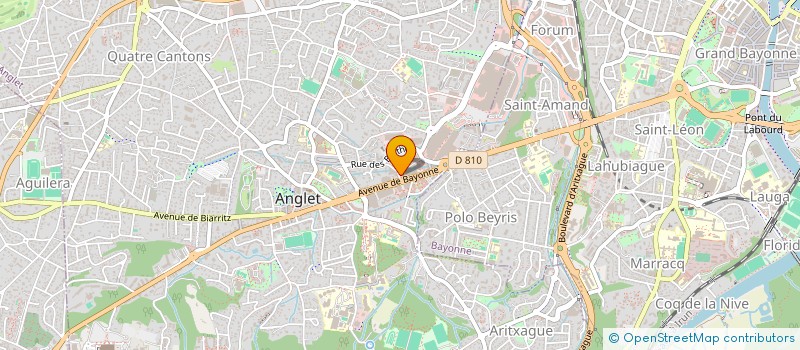 localisation de l'entreprise POLLYANNA à ANGLET