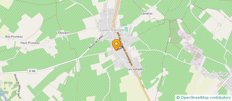 localisation de l'entreprise POLMAN  SEGONZAC