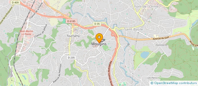 localisation de l'entreprise POLMARD & PETIT à MOUGINS