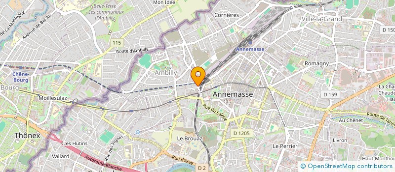 localisation de l'entreprise POLMICH  AMBILLY