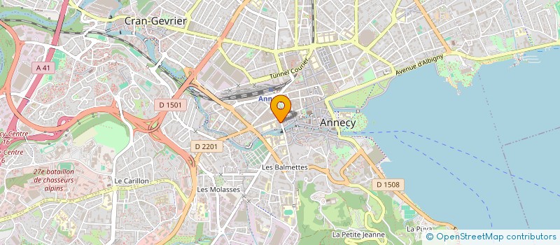 localisation de l'entreprise POLO+CO  ANNECY