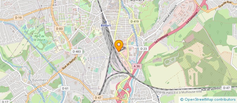 localisation de l'entreprise POLO FINANCES à BELFORT