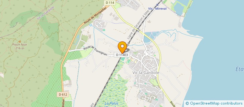 localisation de l'entreprise POLO IMMO  VIC-LA-GARDIOLE