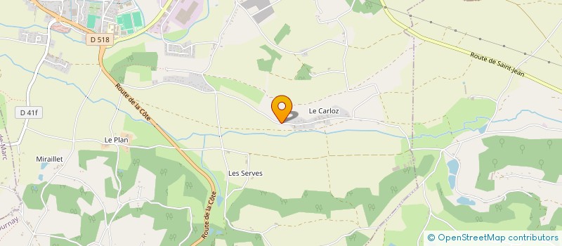 localisation de l'entreprise POLO TRAVAUX à SAINT-JEAN-DE-BOURNAY