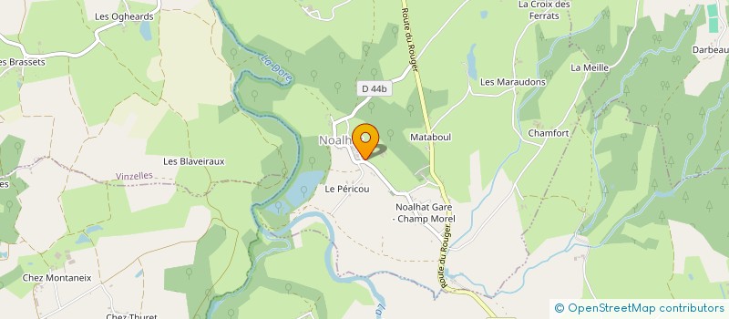 localisation de l'entreprise POLOGRES HABITAT  NOALHAT