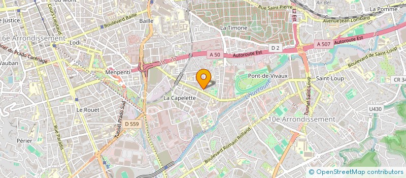 localisation de l'entreprise POLOMENI A. ET N. à MARSEILLE