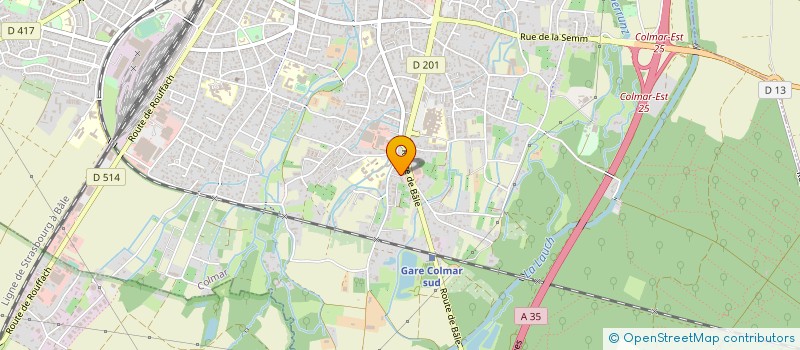 localisation de l'entreprise POLOPLAST FRANCE à COLMAR