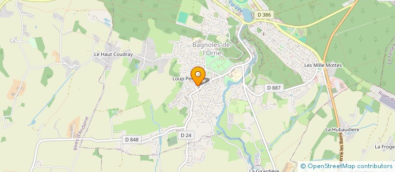localisation de l'entreprise POLORNIC à BAGNOLES-DE-L'ORNE-NORMANDIE