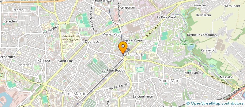 localisation de l'entreprise POLPAT DISTRIBUTION à BREST