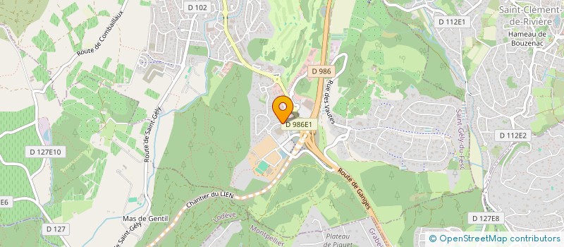 localisation de l'entreprise POLS SARL à SAINT-GELY-DU-FESC