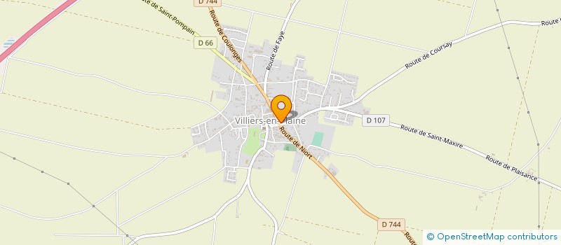 localisation de l'entreprise POLTEAU CLAUDE HERMOUET DANIEL  VILLIERS-EN-PLAINE