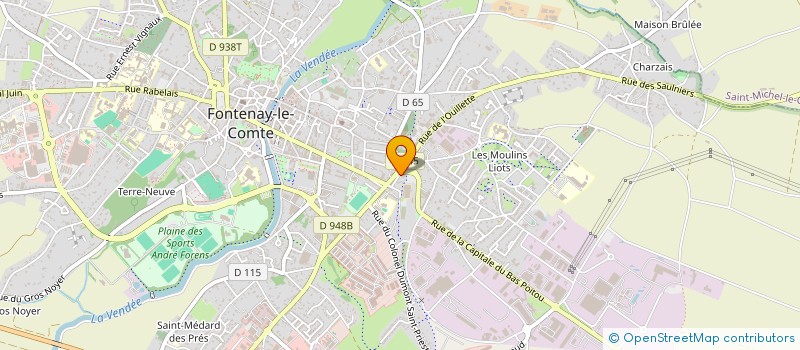 localisation de l'entreprise POLTEAU IMMOBILIER  FONTENAY-LE-COMTE