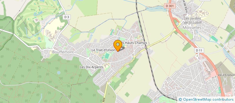 localisation de l'entreprise POLTRADE  BOUFFEMONT