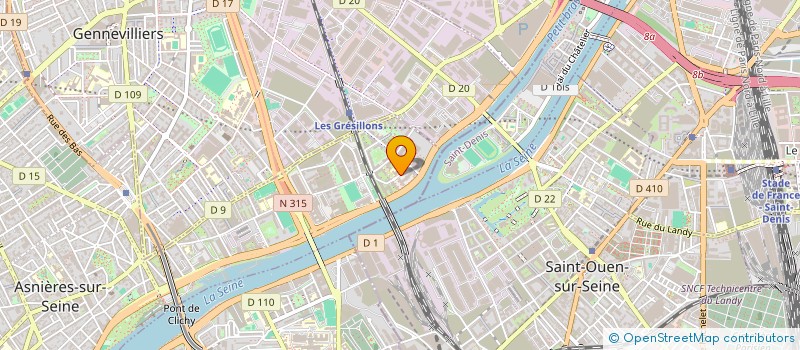 localisation de l'entreprise POLTRONESOFA 'FRANCE à ASNIERES-SUR-SEINE