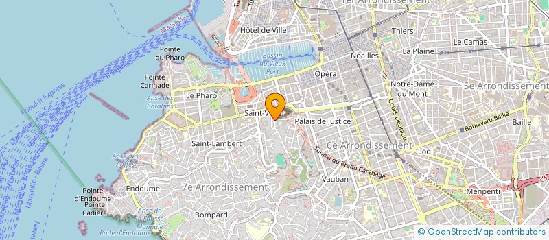 localisation de l'entreprise POLUX à MARSEILLE