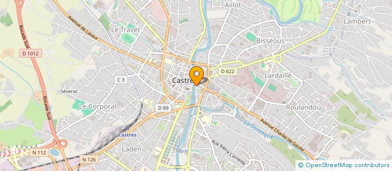 localisation de l'entreprise POLUX à CASTRES